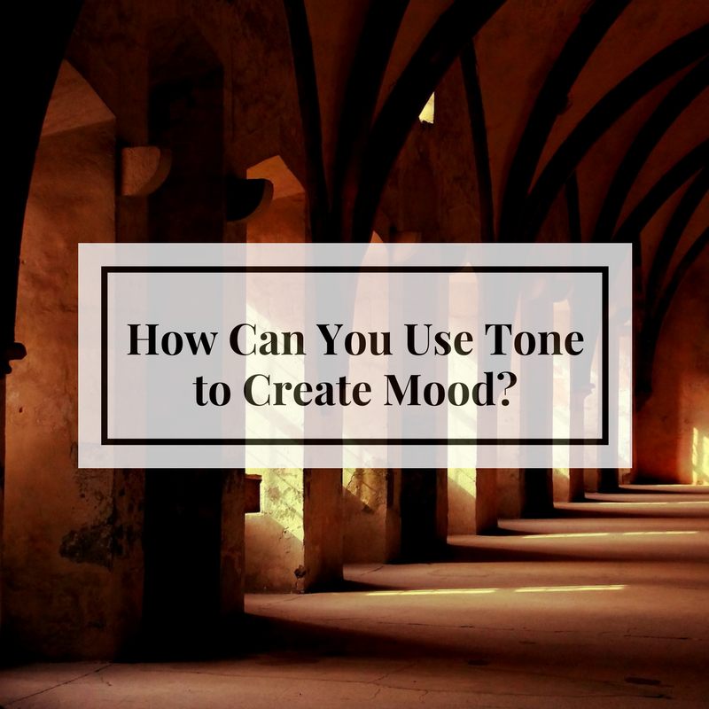 How can you use tone words to create mood?